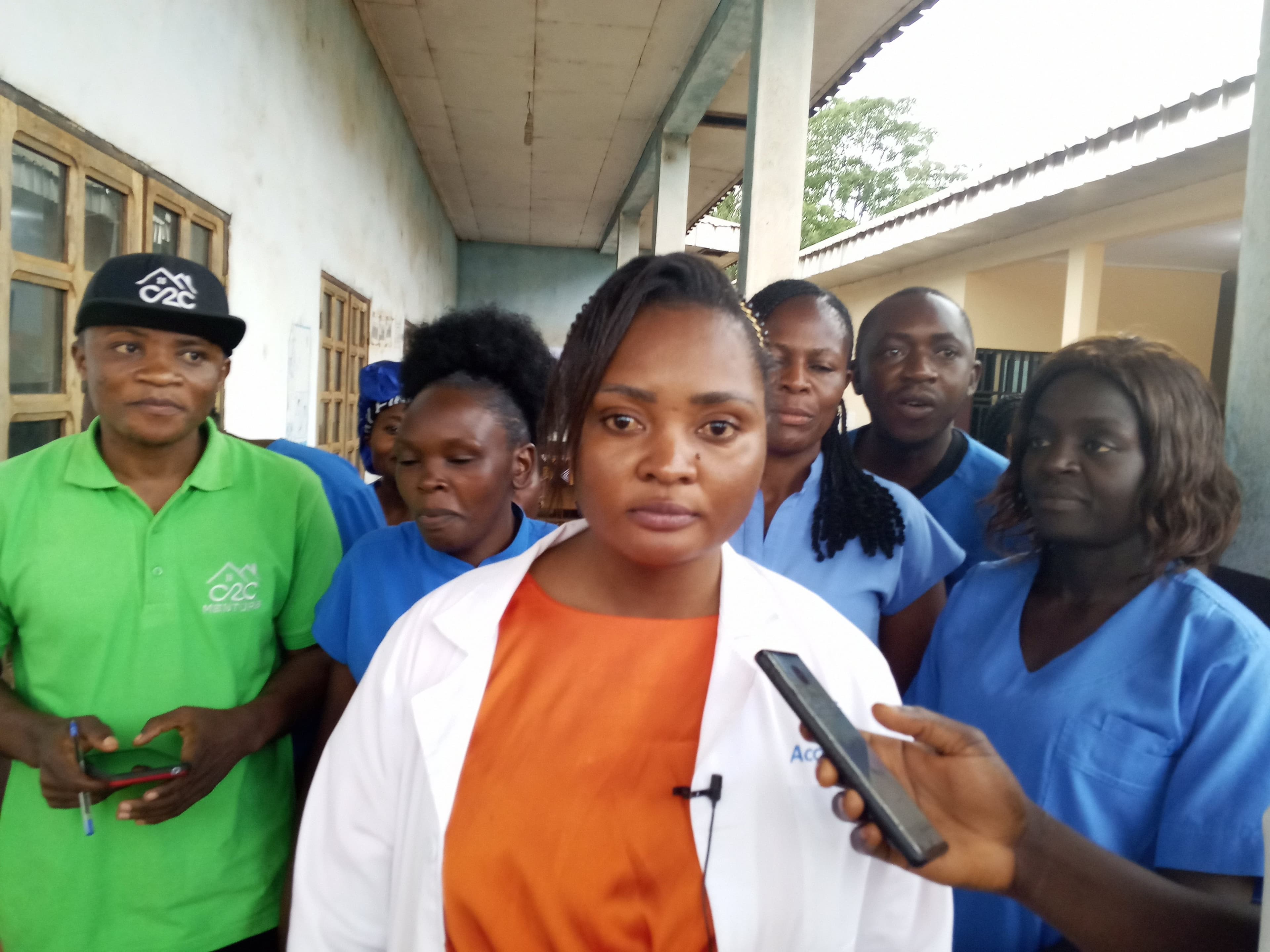 Dr. Tama Mumah Emmanuel and Family Donate U-Shaped Fence, Borehole, and Water Stand to Bamenda One Subdivisional Hospital