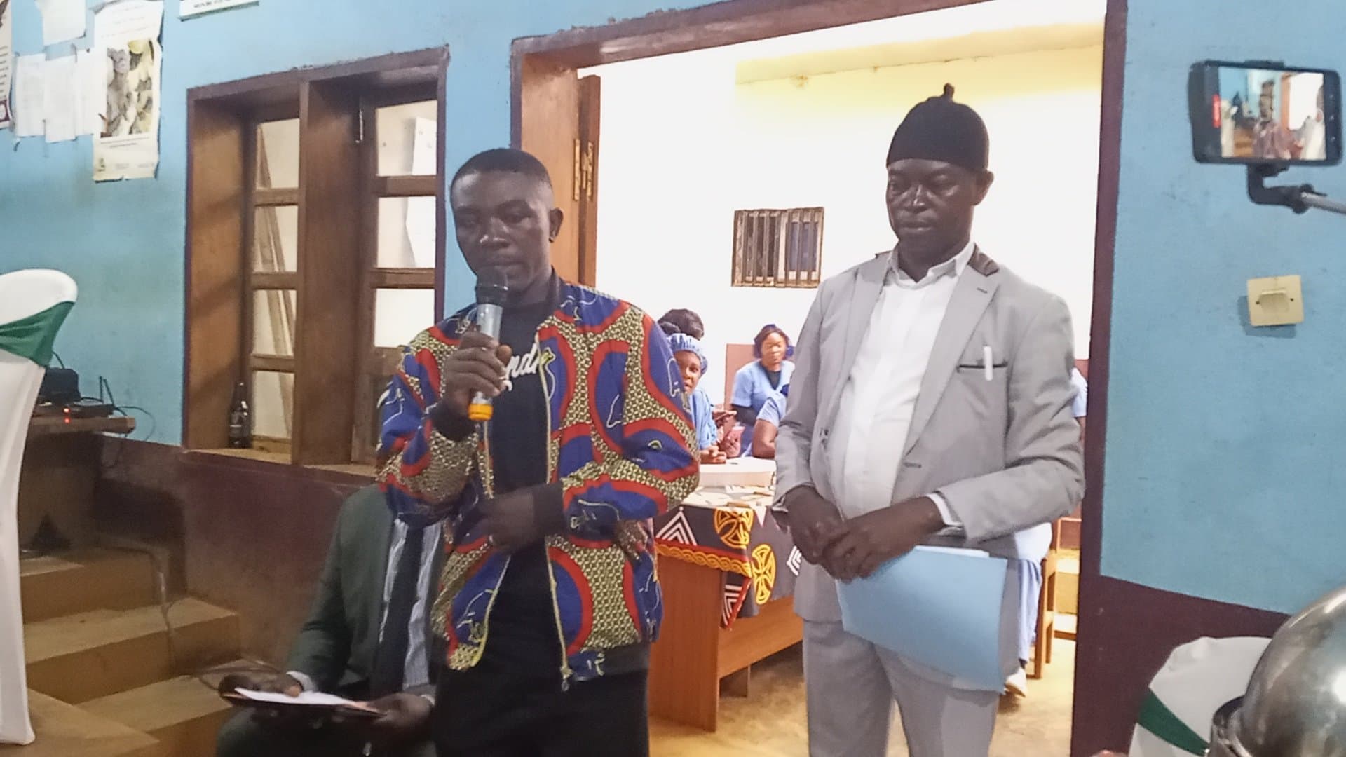 Dr. Tama Mumah Emmanuel and Family Donate U-Shaped Fence, Borehole, and Water Stand to Bamenda One Subdivisional Hospital