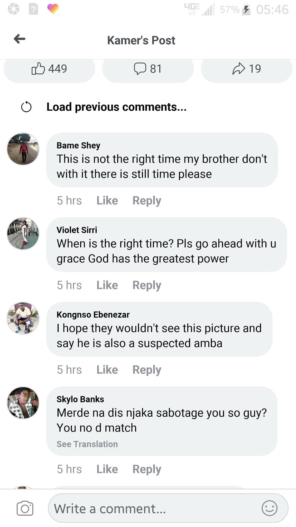 Cameroonian Artist Ambe About to release a new song on the Anglo phone Crisis