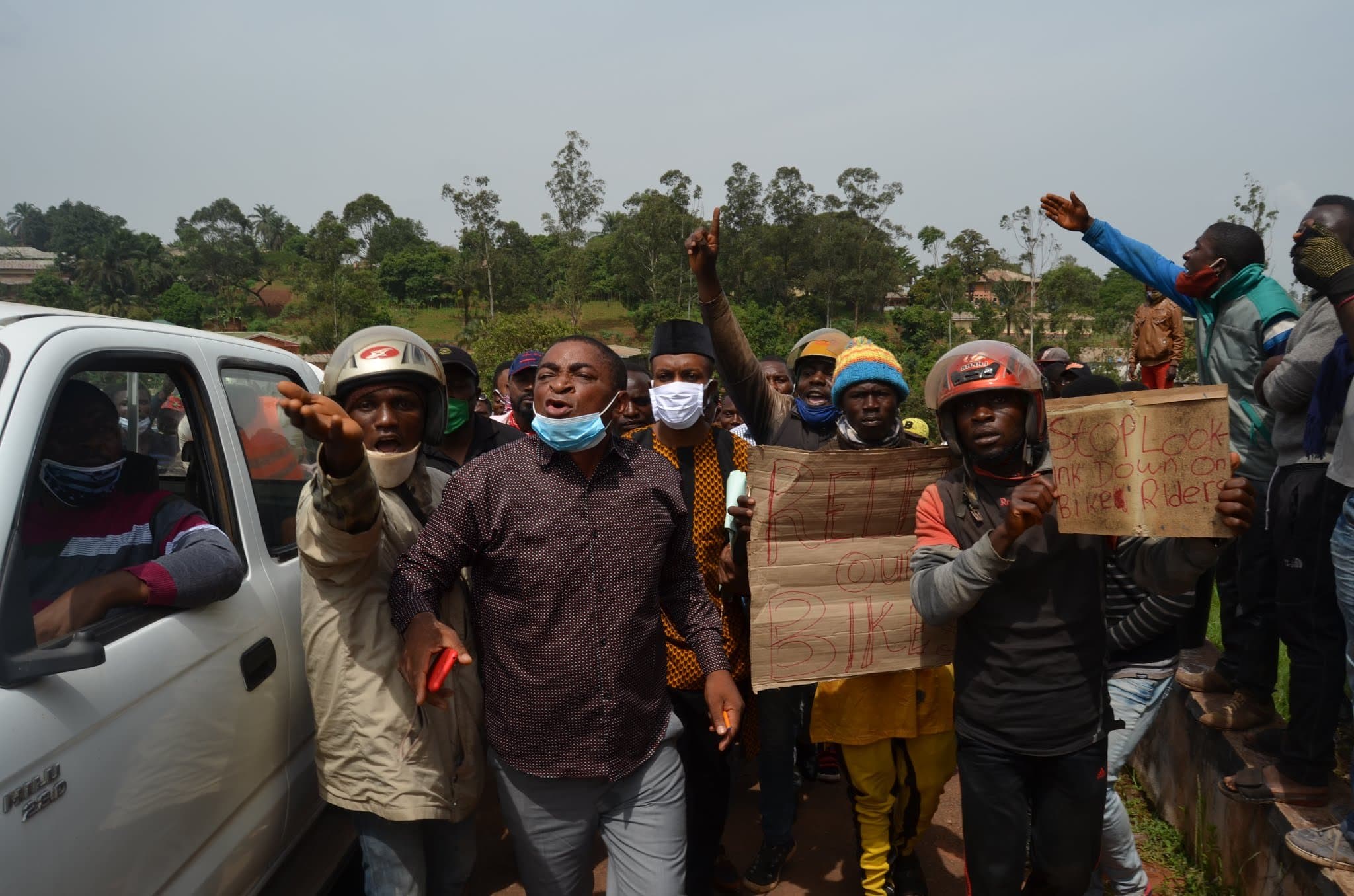 Bike Riders Strike in Bamenda