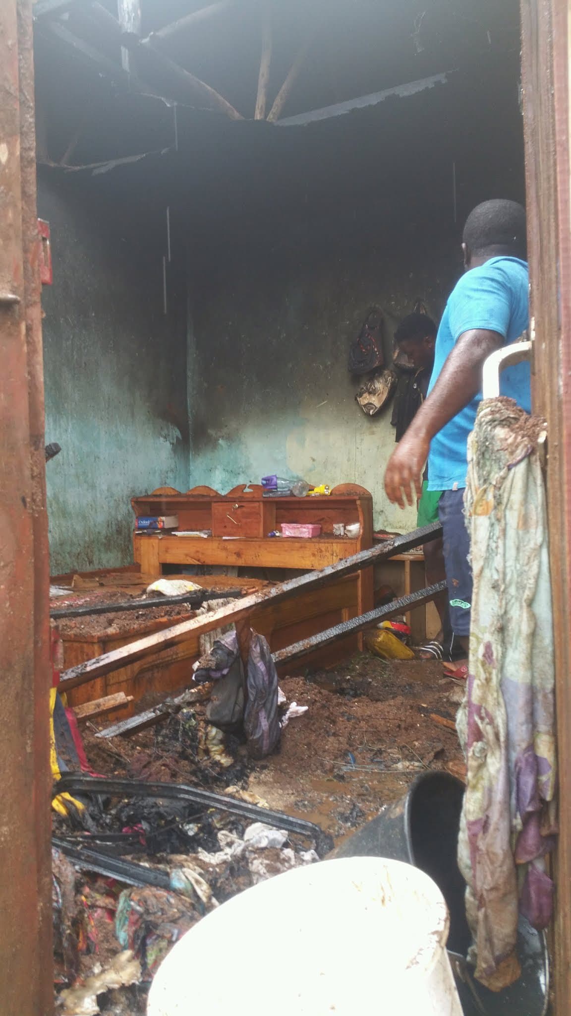 FIRE ACCIDENT IN K-TOWN STREET BAMENDA III SUBDIVISION